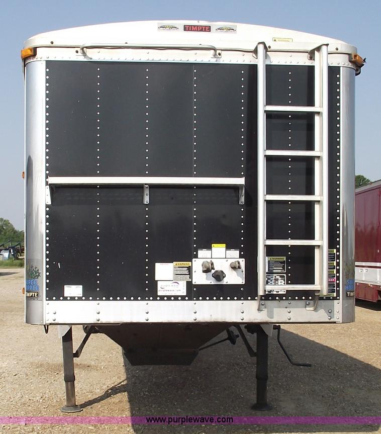 image for item A4028 2007 Timpte Super Hopper 42' aluminum grain trailer