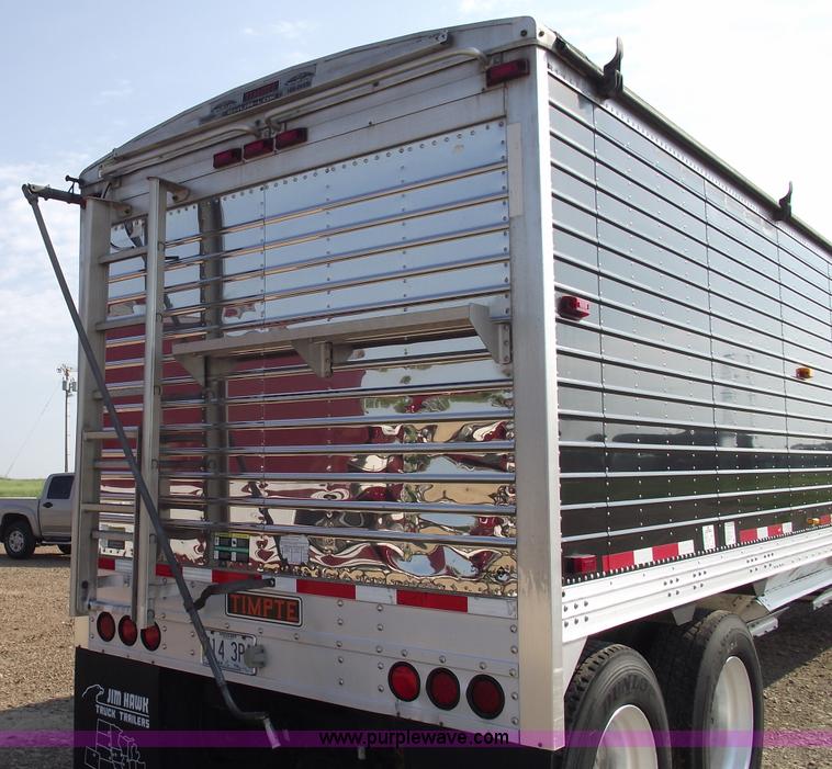 image for item A4028 2007 Timpte Super Hopper 42' aluminum grain trailer