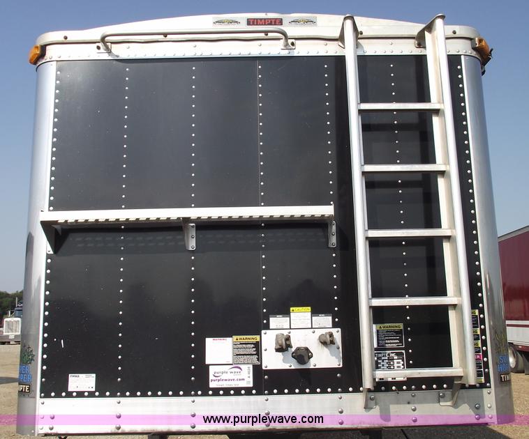 image for item A4028 2007 Timpte Super Hopper 42' aluminum grain trailer