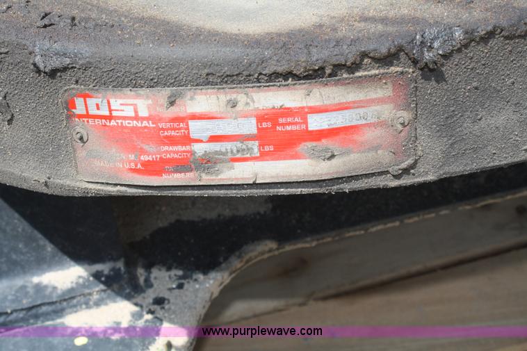 image for item A9074 Jost fifth wheel plate with mounting bracket