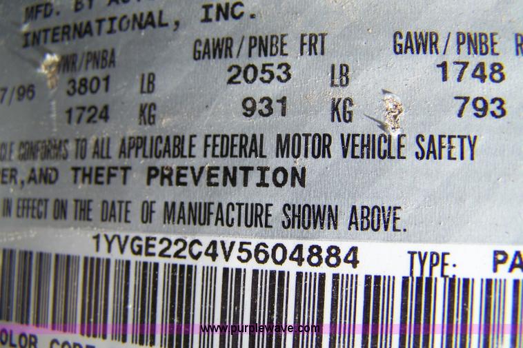 image for item 7301 1997 Mazda 626