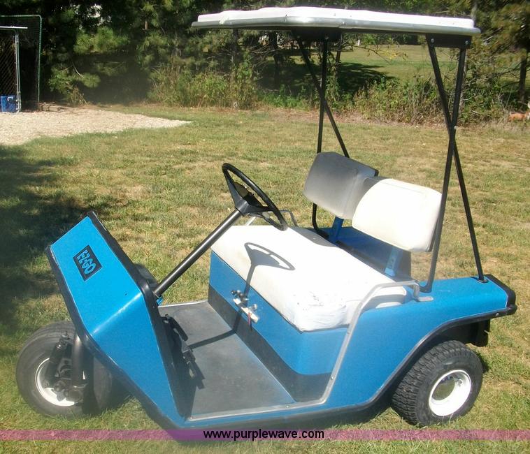 image for item A1305 EZ Go three wheel golf cart