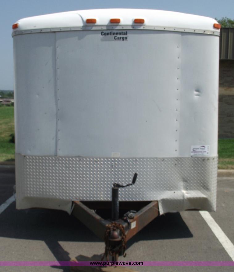 image for item A4018 2002 Continental 16' enclosed trailer