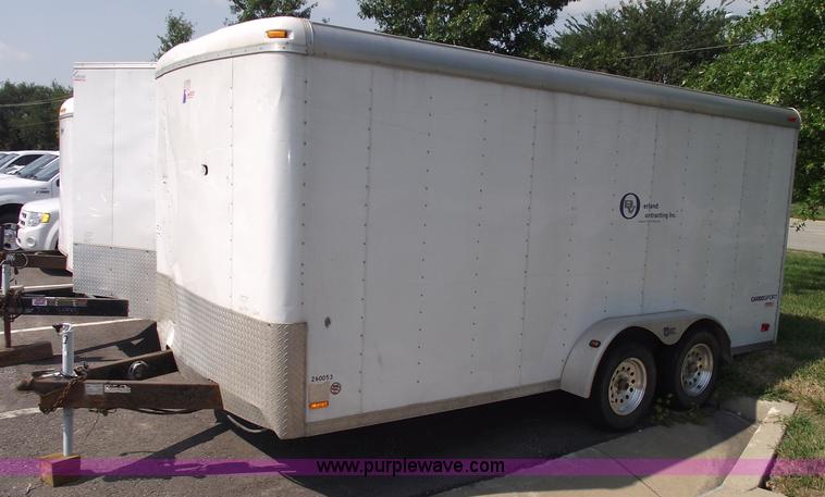 image for item A4020 2005 Pace 16' enclosed trailer