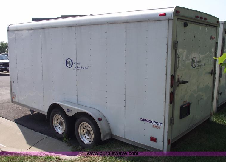 image for item A4020 2005 Pace 16' enclosed trailer