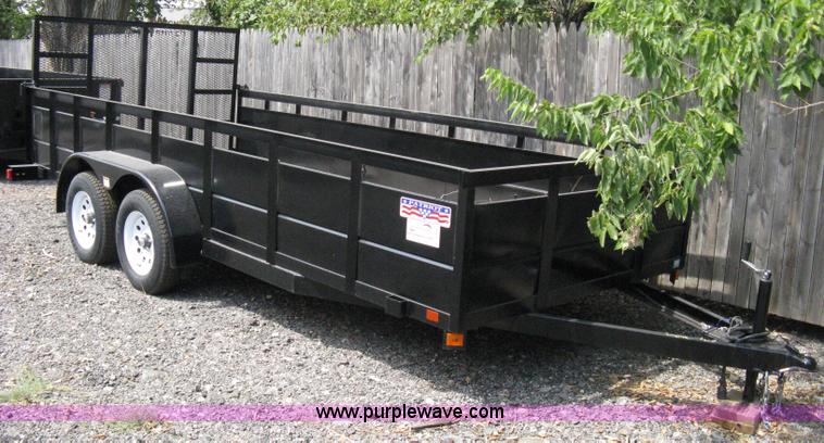 image for item A4318 2011 Liberty tandem axle flatbed trailer