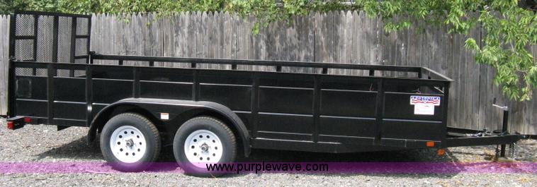 image for item A4318 2011 Liberty tandem axle flatbed trailer