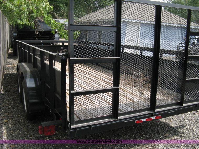 image for item A4318 2011 Liberty tandem axle flatbed trailer