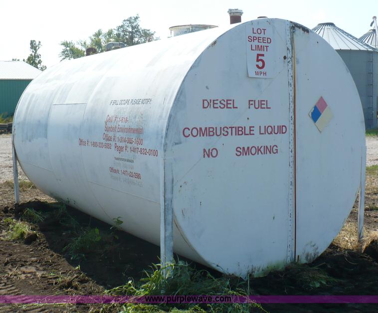 image for item A4858 6,000 gallon fuel tank