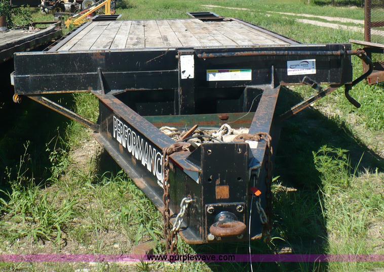 image for item A4869 2005 Parker flatbed trailer