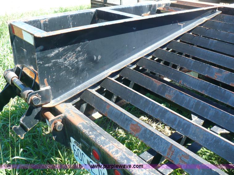 image for item A4869 2005 Parker flatbed trailer
