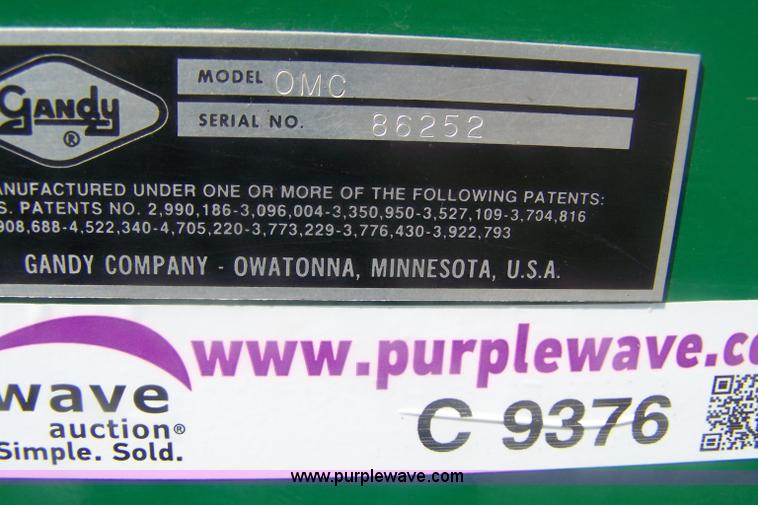 image for item C9376 Ryan Mataway Textron overseeder