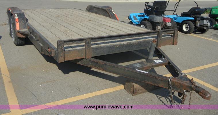 image for item D9725 1998 Oklahoma 16' car trailer