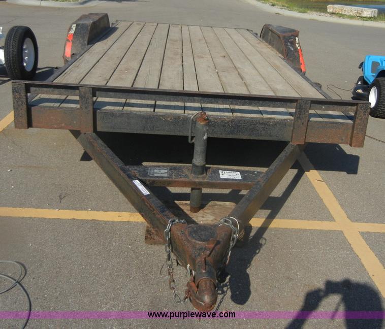 image for item D9725 1998 Oklahoma 16' car trailer