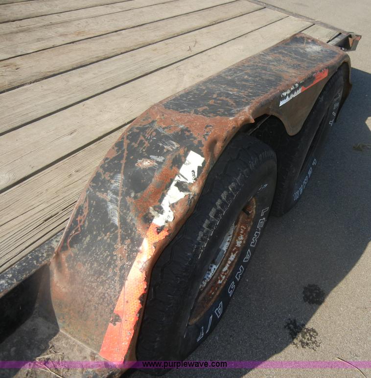 image for item D9725 1998 Oklahoma 16' car trailer