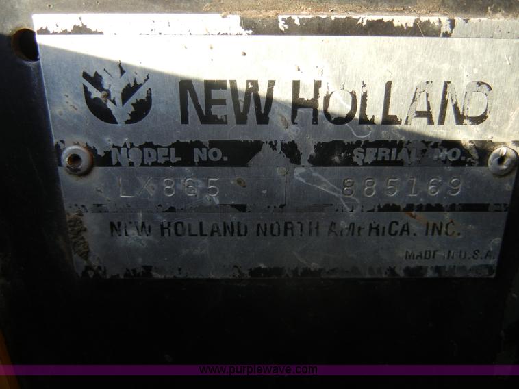 image for item D9735 1995 New Holland LX865 Turbo skid steer