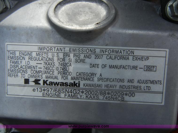 image for item D9833 2008 Bad Boy 7200AOS mower