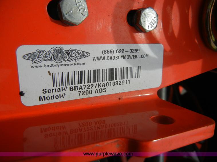 image for item D9833 2008 Bad Boy 7200AOS mower