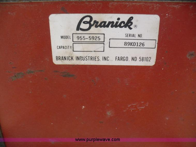 image for item E9501 Branick truck tire changer
