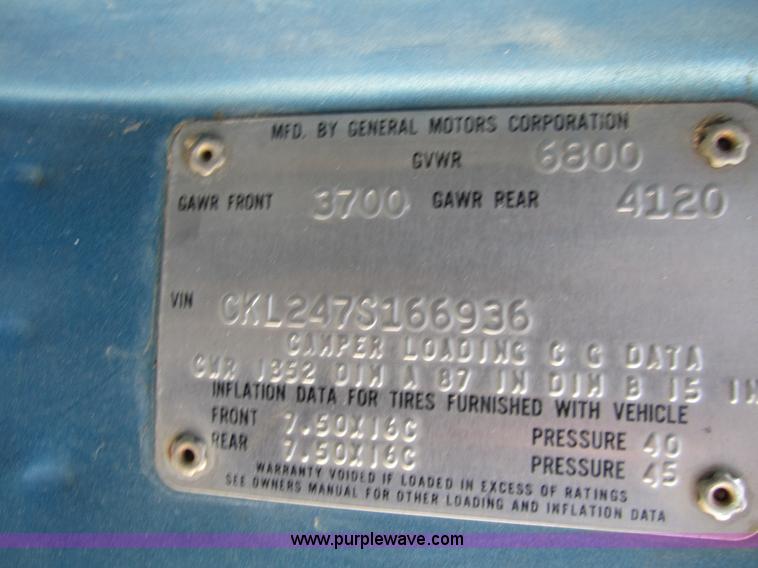 image for item H9754 1977 Chevrolet Scottsdale 20 pickup truck