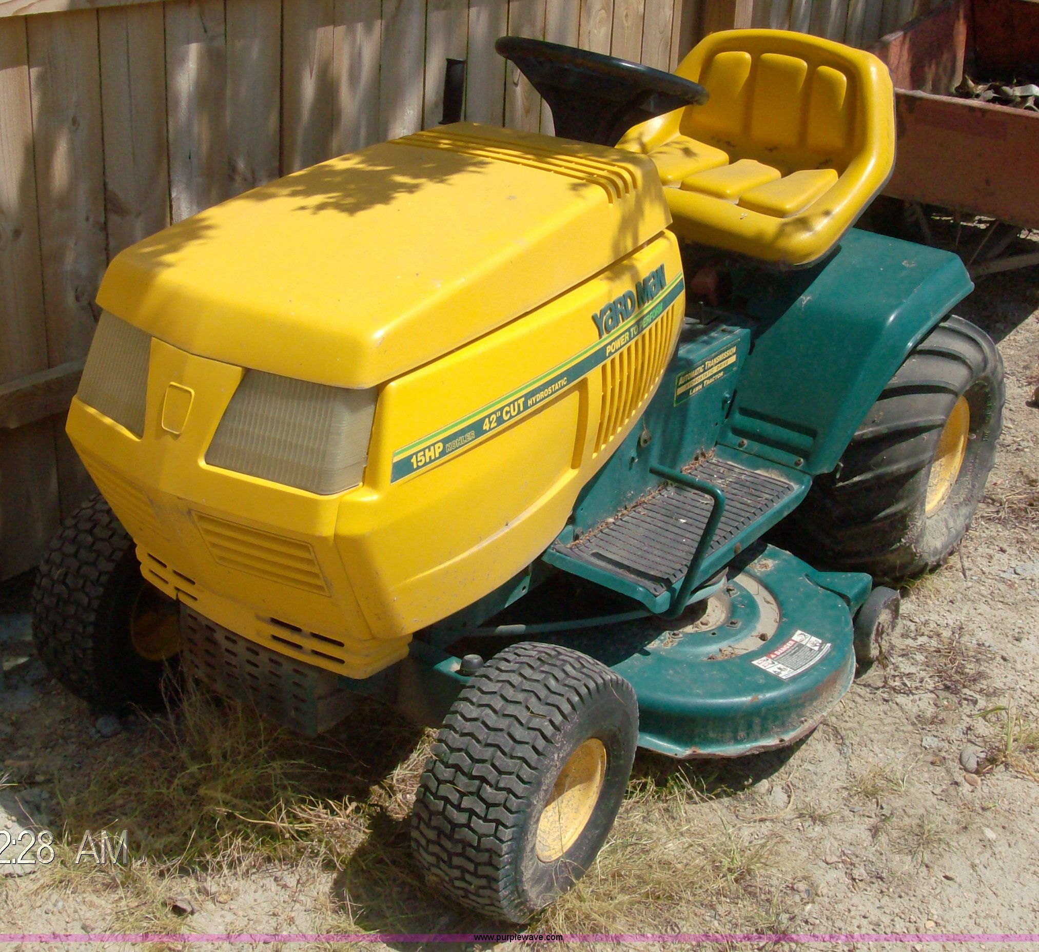 Yardman lawn mower in Loup City, NE Item A1281 sold Purple Wave