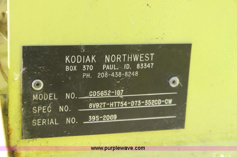 image for item A2735 1995 Kodiak Northwest snow blower