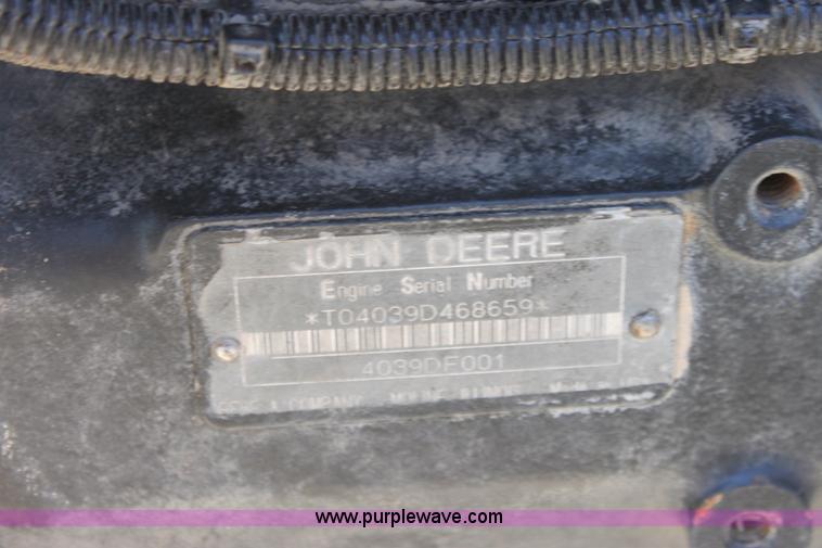 image for item A2752 John Deere four cylinder diesel engine