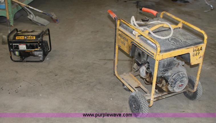 image for item F9843 Wacker GS6.5 generator