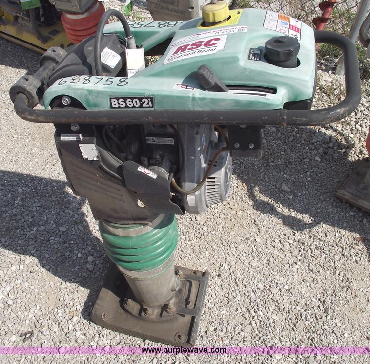 image for item B9135 2007 Wacker BS60-2i tamper