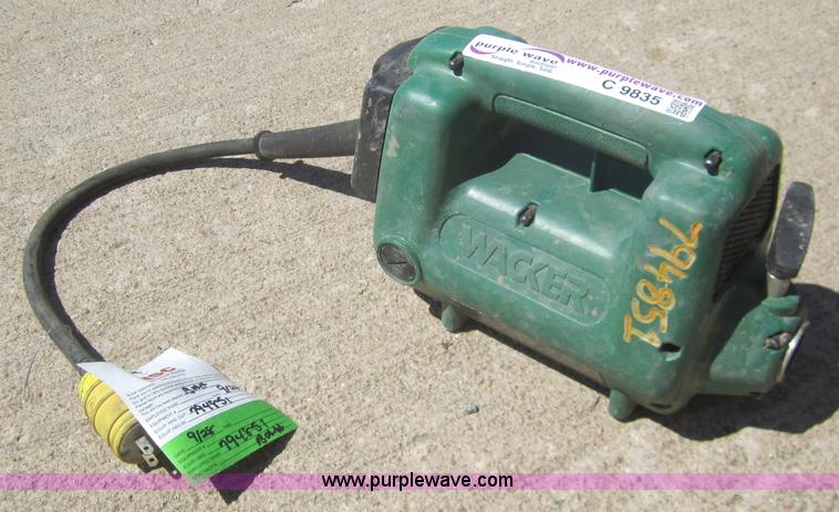 image for item C9835 Wacker electric concrete vibrator