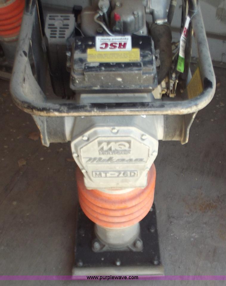 image for item F9508 Mikasa Sangyo MT76D6 diesel rammer