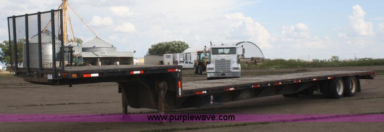 image for item A2322 1985 utility drop deck trailer