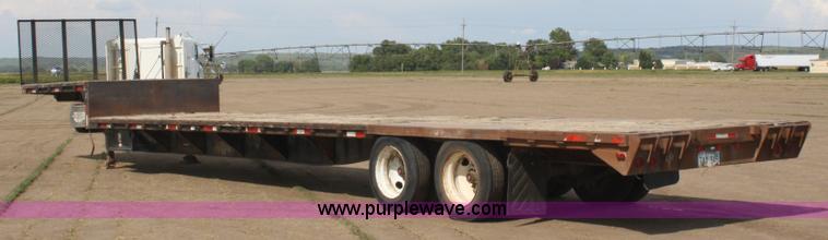 image for item A2322 1985 utility drop deck trailer