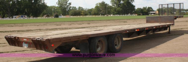 image for item A2322 1985 utility drop deck trailer