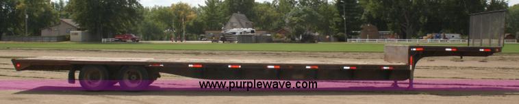 image for item A2322 1985 utility drop deck trailer