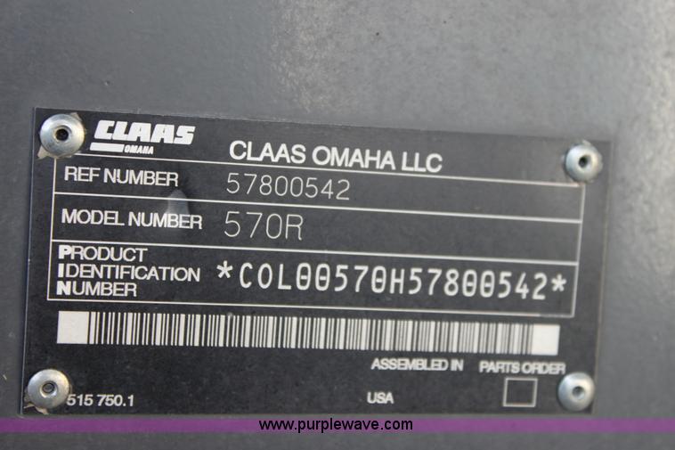 image for item A2748 2007 Lexion 570R RWA combine
