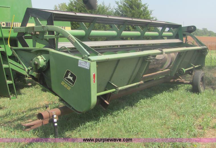 image for item A3560 John Deere 222 22' platform header