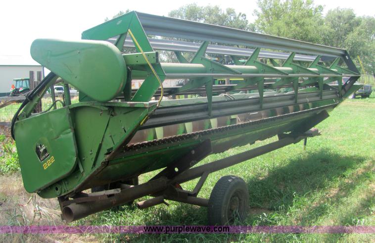 image for item A3560 John Deere 222 22' platform header