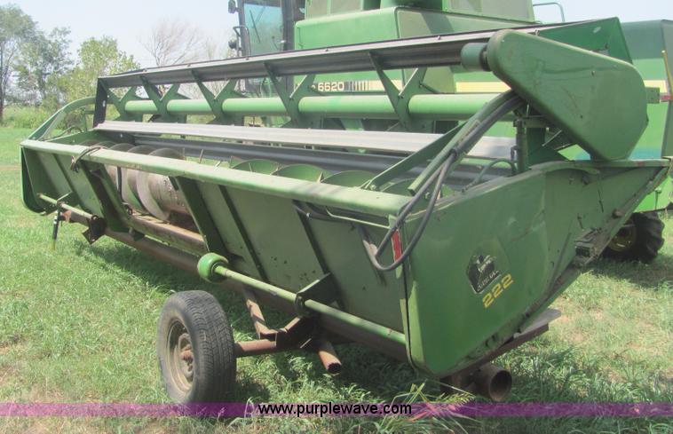 image for item A3560 John Deere 222 22' platform header