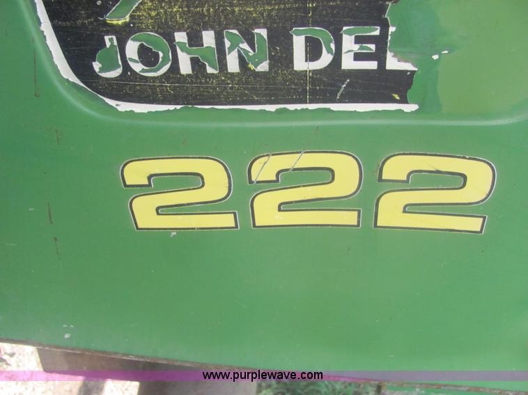 image for item A3560 John Deere 222 22' platform header