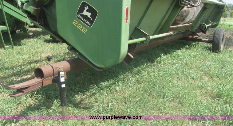 image for item A3560 John Deere 222 22' platform header