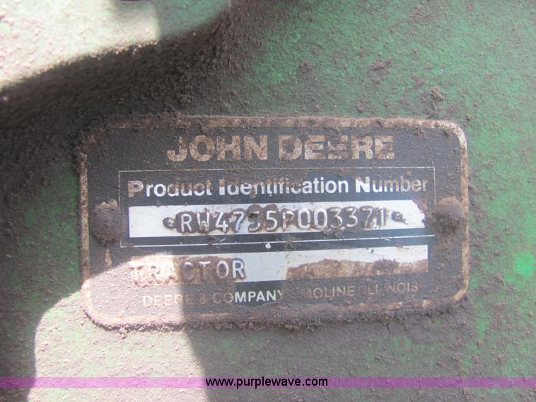 image for item A3561 1990 John Deere 4755 tractor
