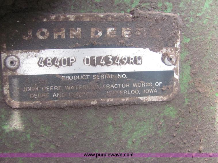 image for item A3562 1981 John Deere 4840 tractor