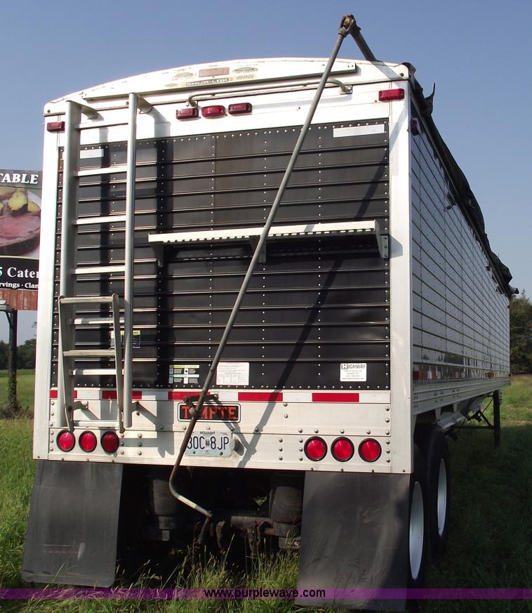image for item A4029 2003 Timpte Super Hopper 42' aluminum grain trailer
