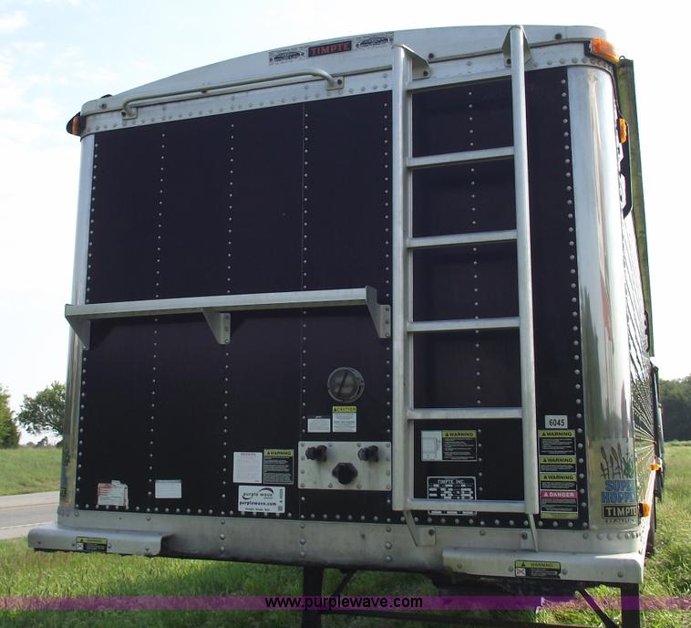 image for item A4029 2003 Timpte Super Hopper 42' aluminum grain trailer
