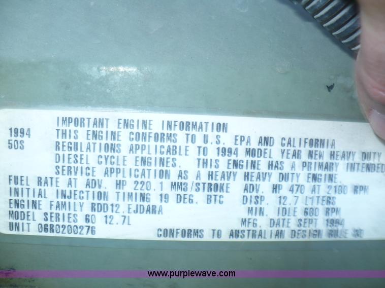 image for item A4865 1995 Freightliner FLD120 dry fertilizer tender truck