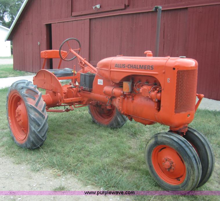 image for item J9018 1947 Allis Chalmers C tractor