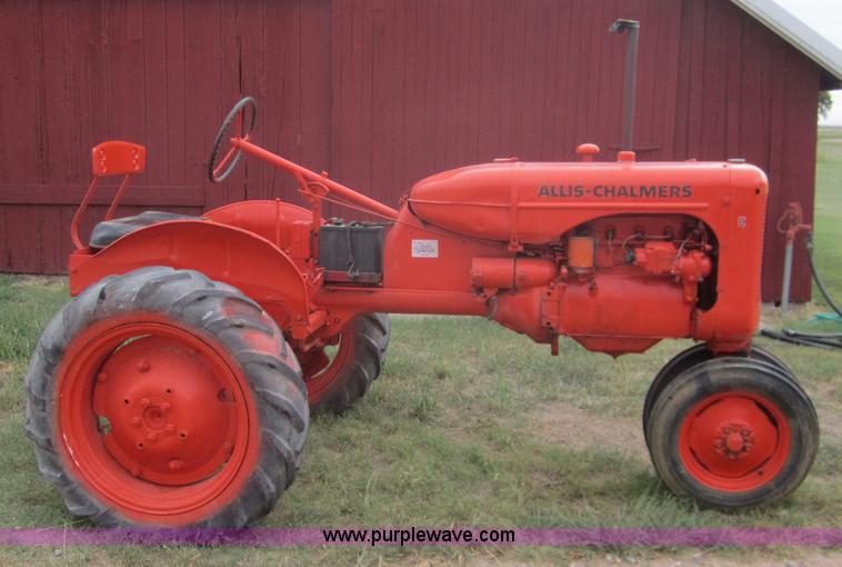 image for item J9018 1947 Allis Chalmers C tractor