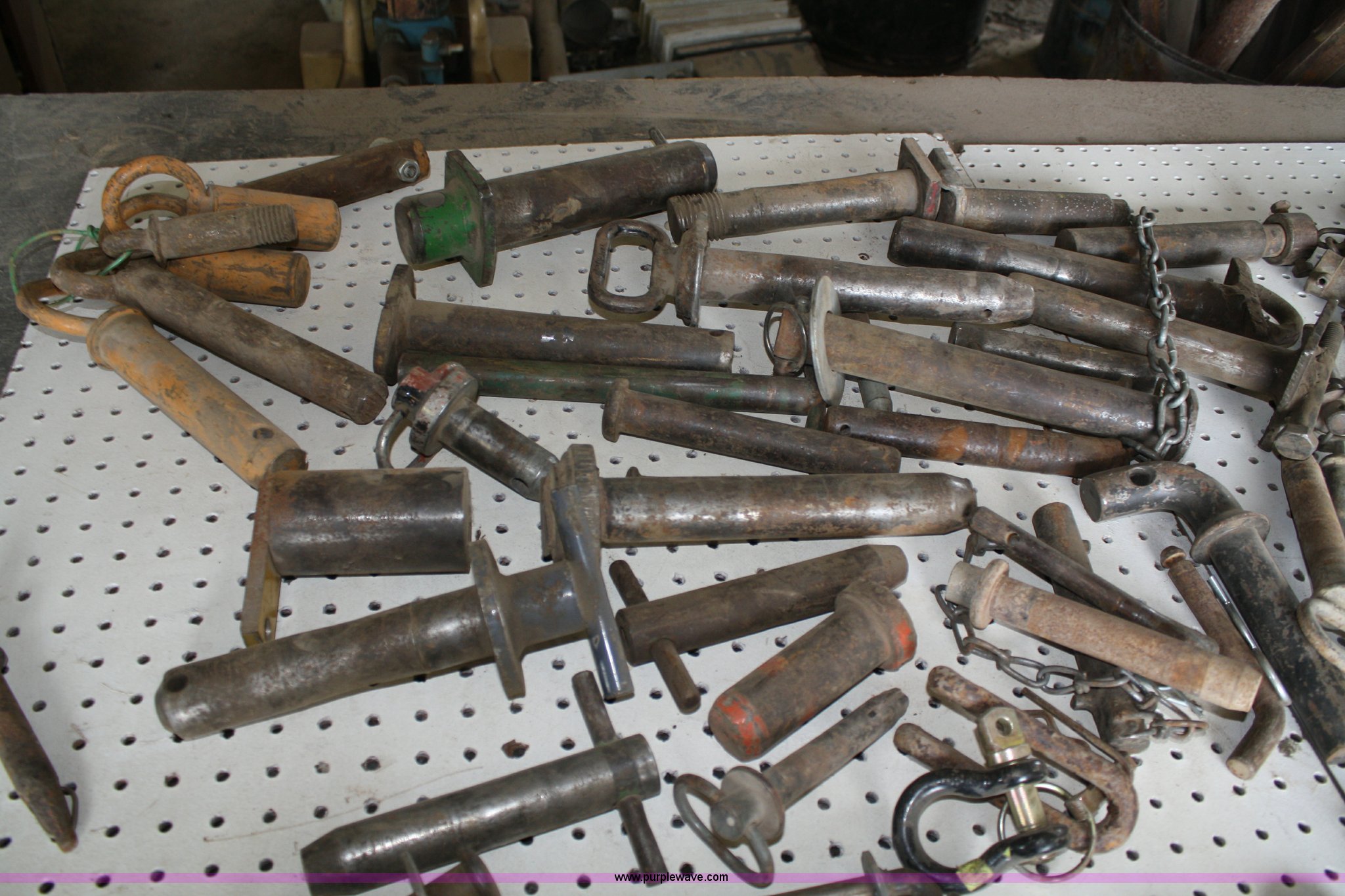 Assorted hitch pins and clevis hitches in Lawrence, KS Item A9005