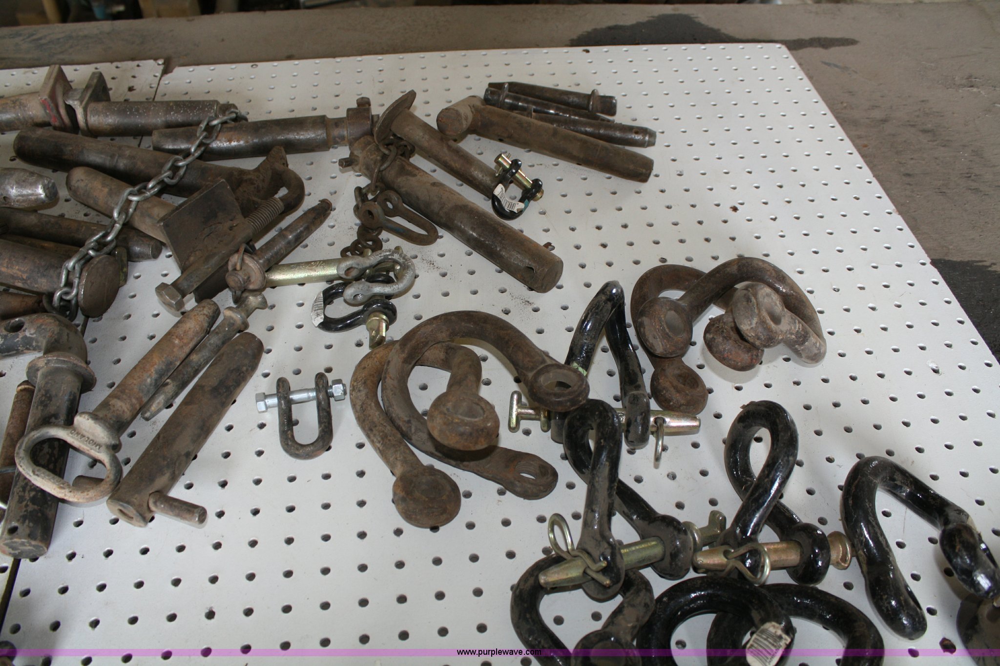Assorted hitch pins and clevis hitches in Lawrence, KS Item A9005